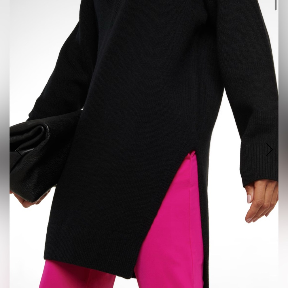 Dries Van Noten Black tunic sweater dress 100% merino wool small - Picture 4 of 15